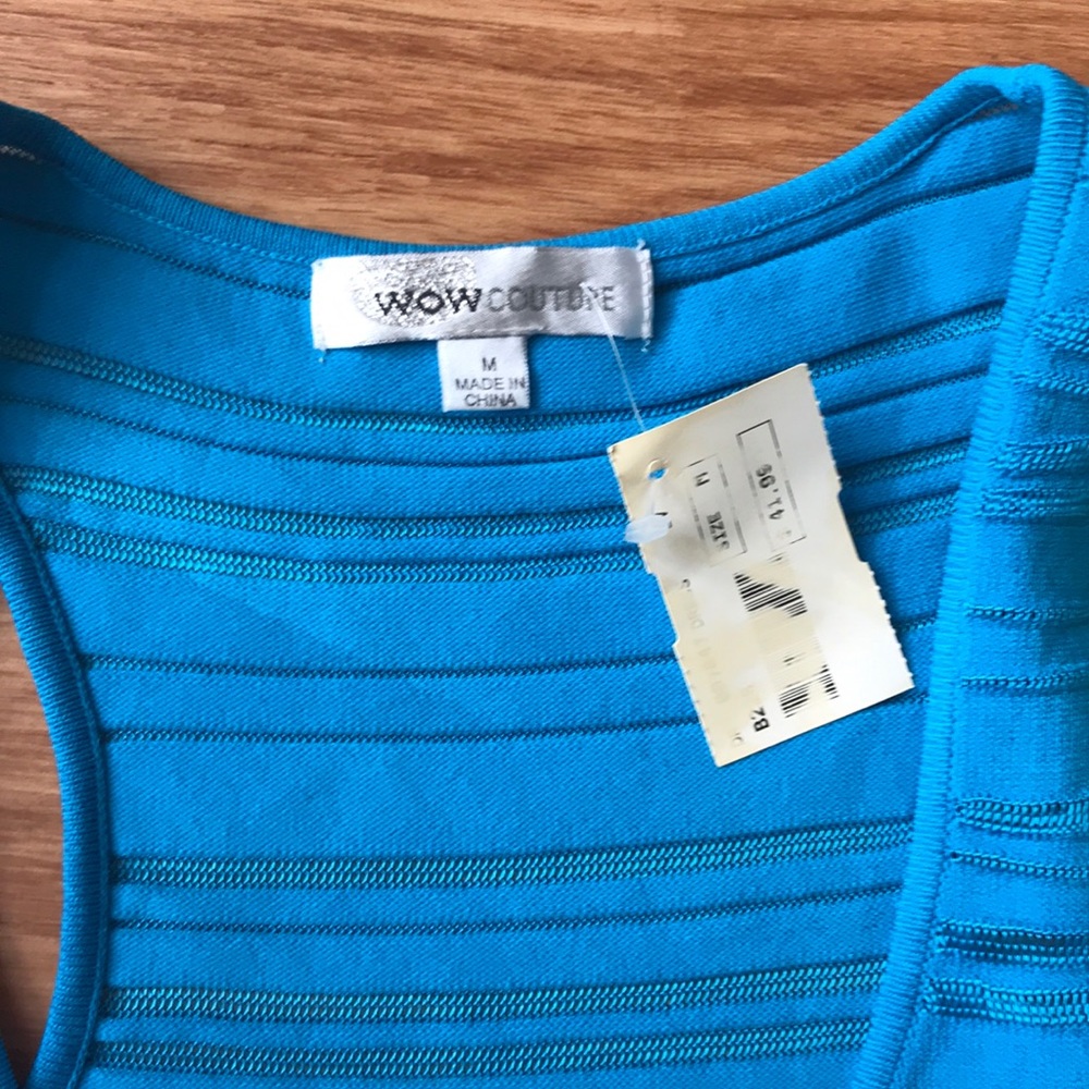 Turquoise Mini Dress - Picture 2 of 5